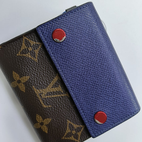 MULTIPLE Monogram Coated Canvas Brown Wallet