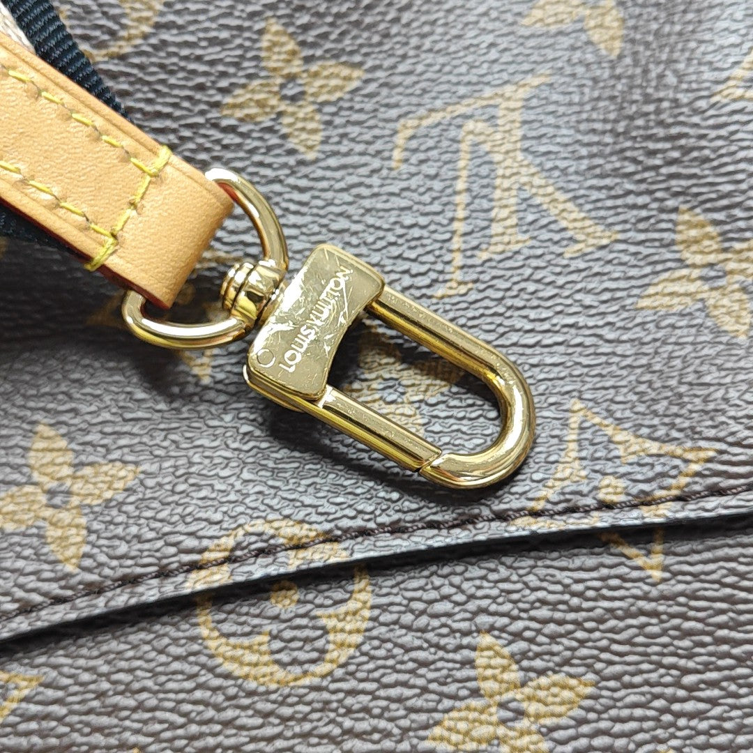 DIANE Monogram Coated Canvas Brown