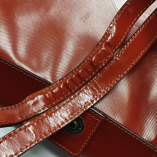 Patent Calfskin Red