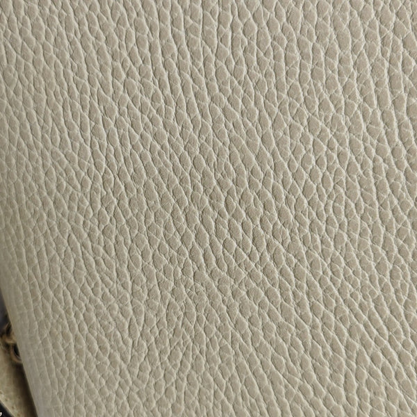 Interlocking G Small Calfskin Beige