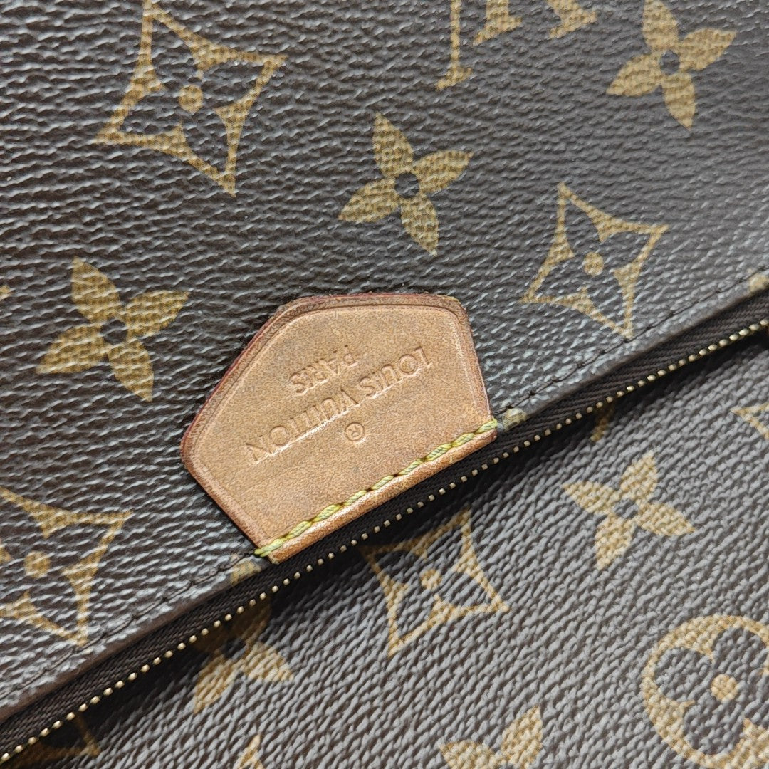 MULTI Monogram Coated Canvas Brown