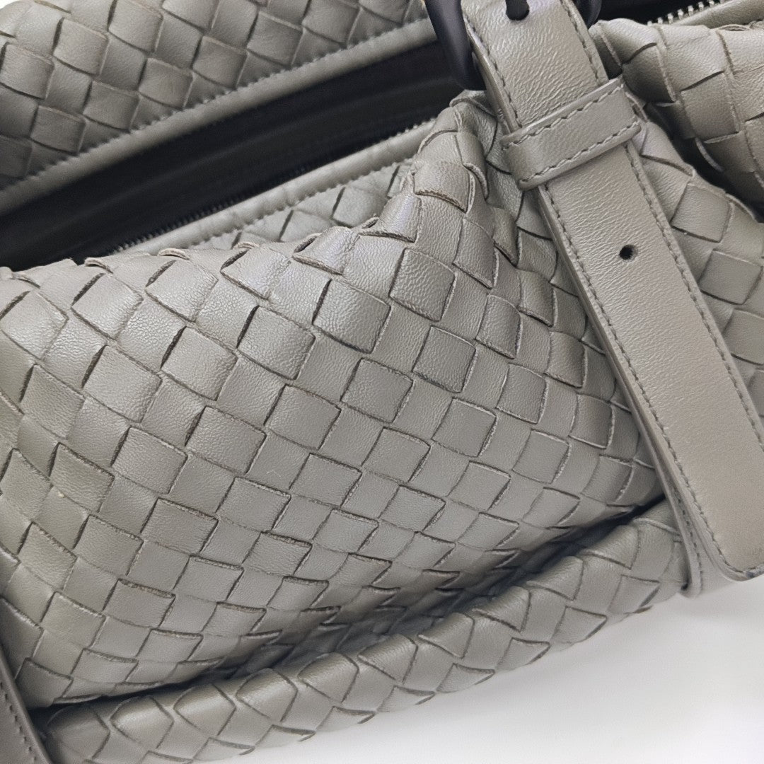 Lambskin Top Handle Bag Green