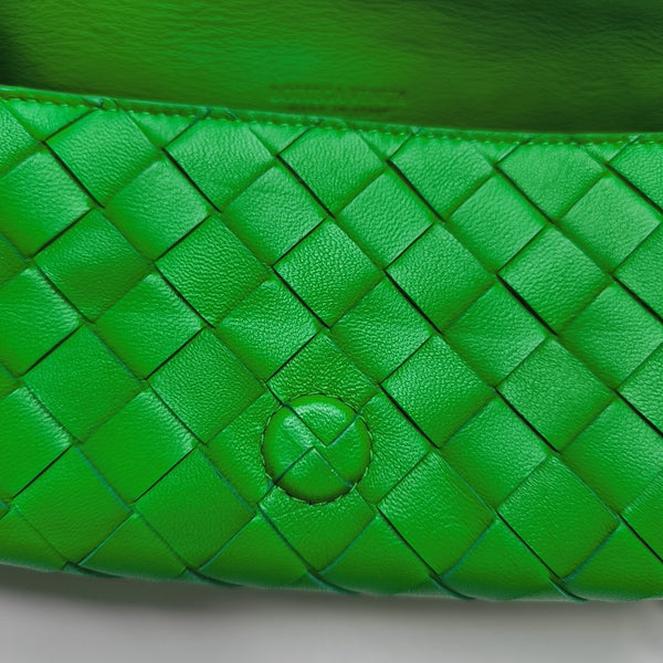 Lambskin Shoulder Bag Green