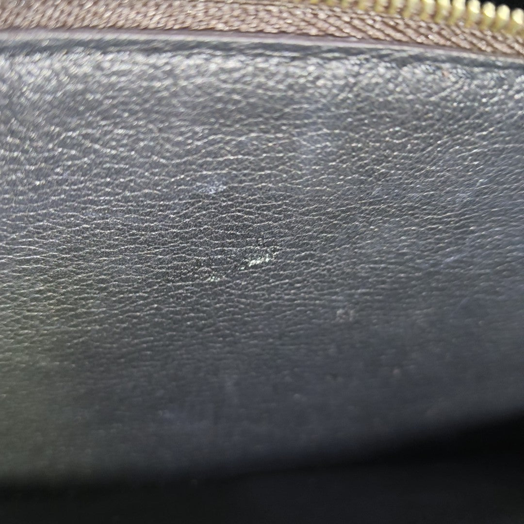 MARCEAU Monogram Coated Canvas Brown