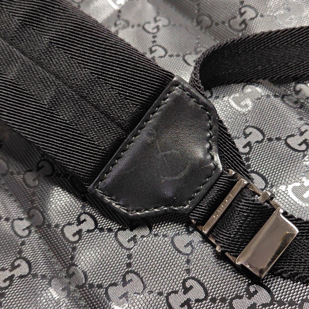 Signature Monogram Coated Canvas Black