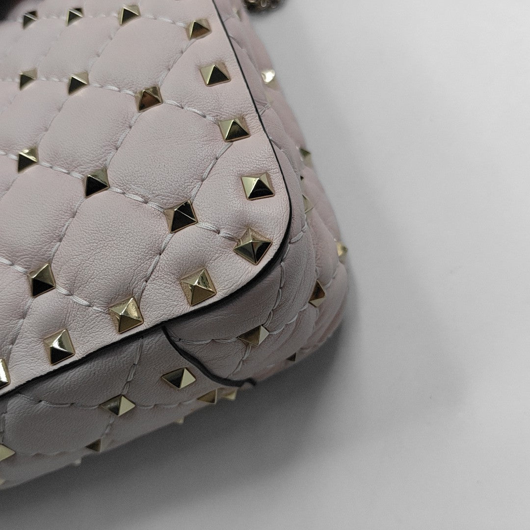 Quilted Calfskin Shoulder Bag Pink