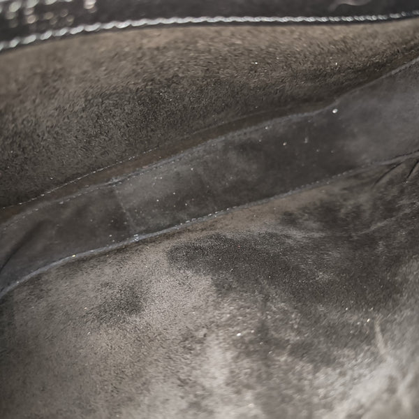 Calfskin Shoulder Bag Medium Black