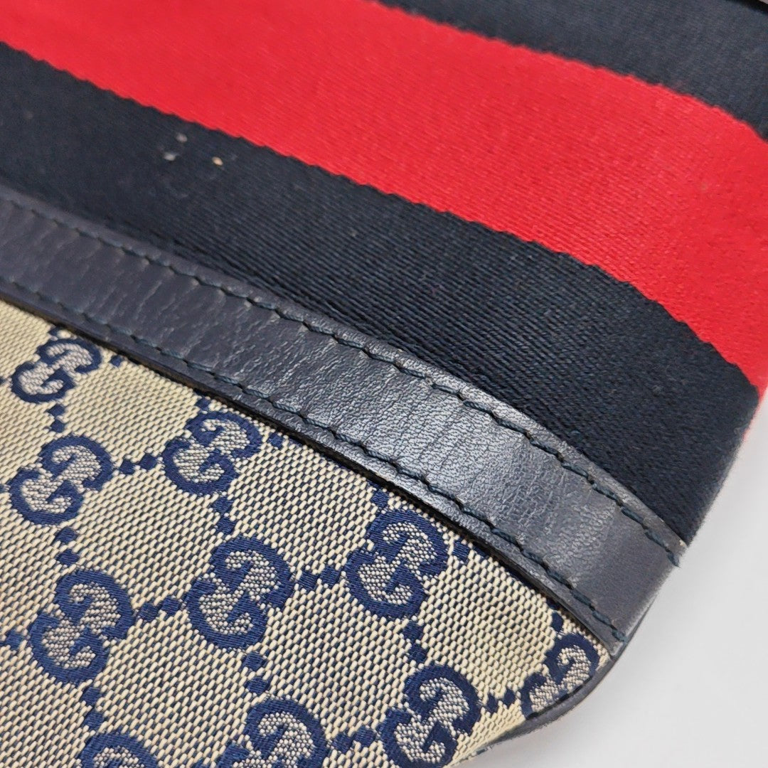 Rania Monogram Canvas Blue