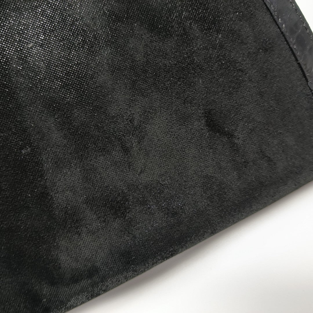 Canvas Top Handle Bag Black