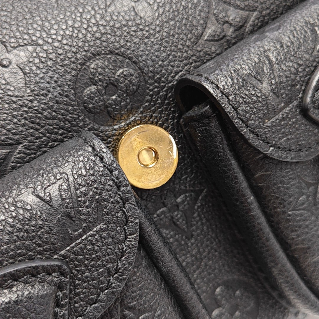 BACKUP Monogram Calfskin Black