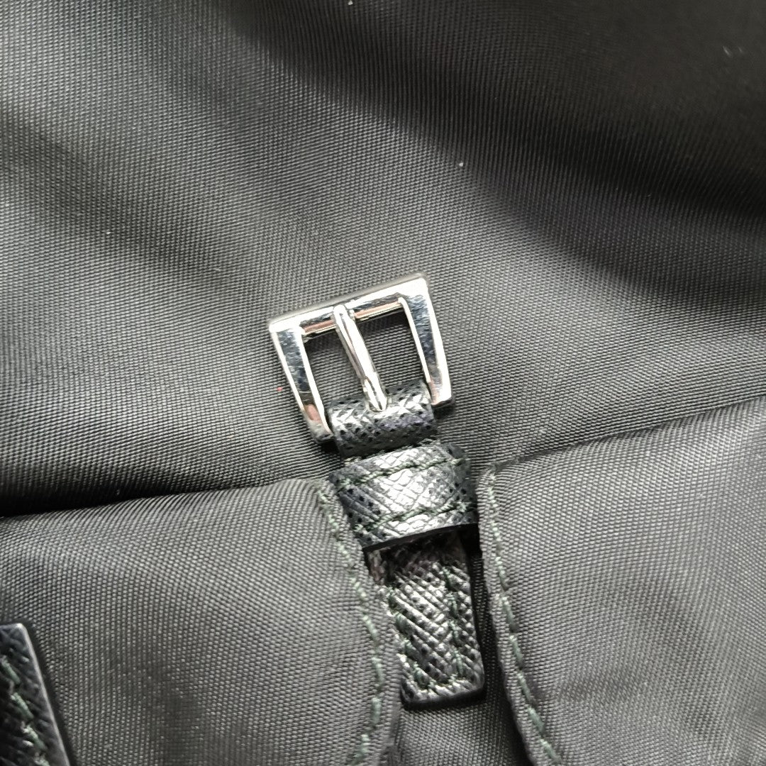 Nylon Shoulder Bag Mini Black