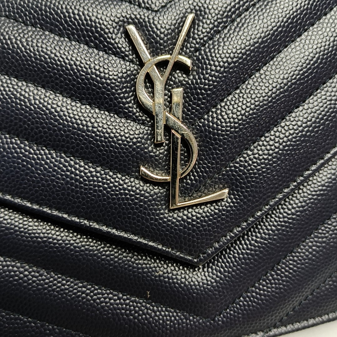 MONOGRAM WOC Quilted Calfskin Blue