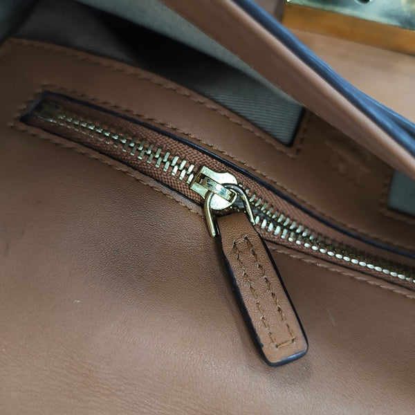 Viktor Visetos Small Monogram Coated Canvas Brown