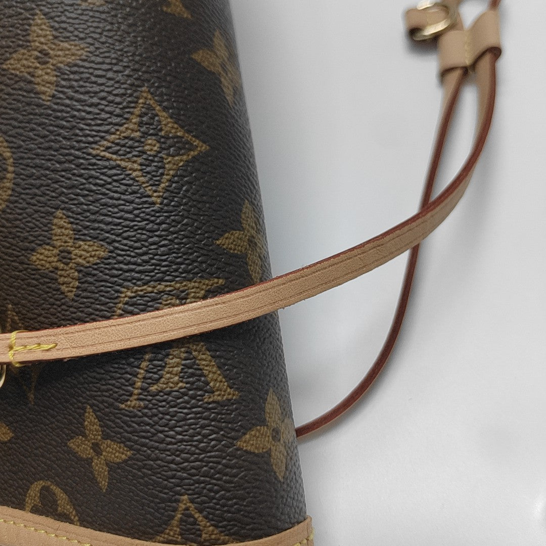 NEVERFULL GM Lona revestida Monogram Marrón