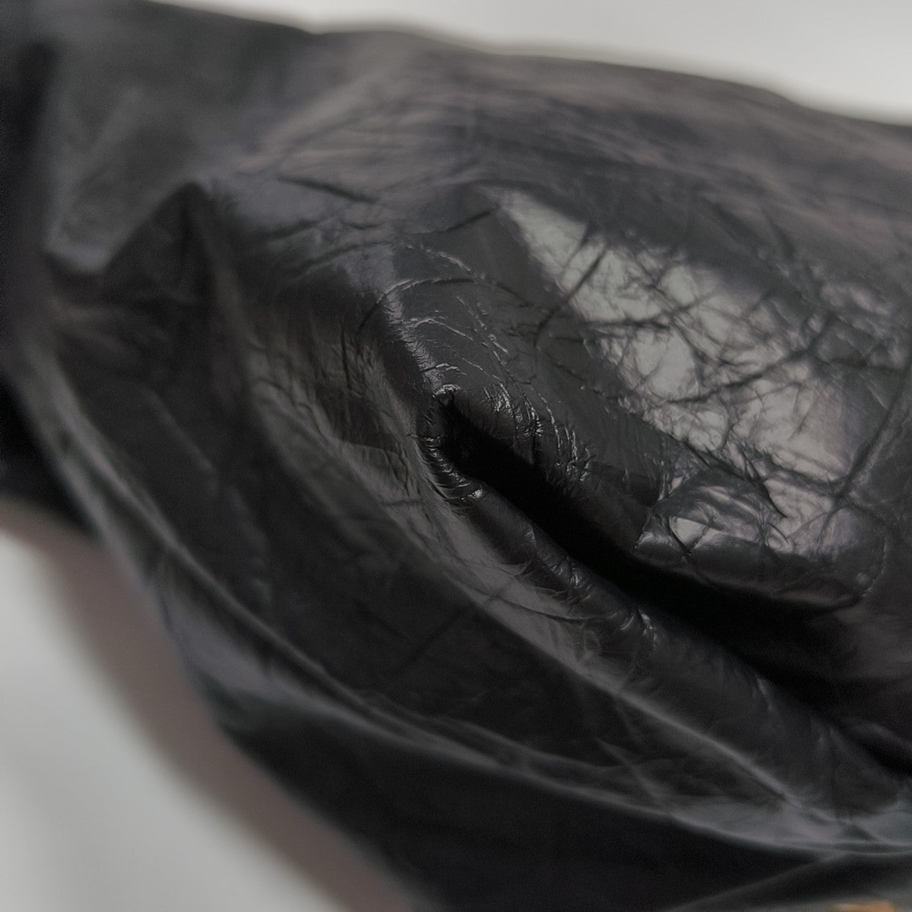 Calfskin Shoulder Bag Black