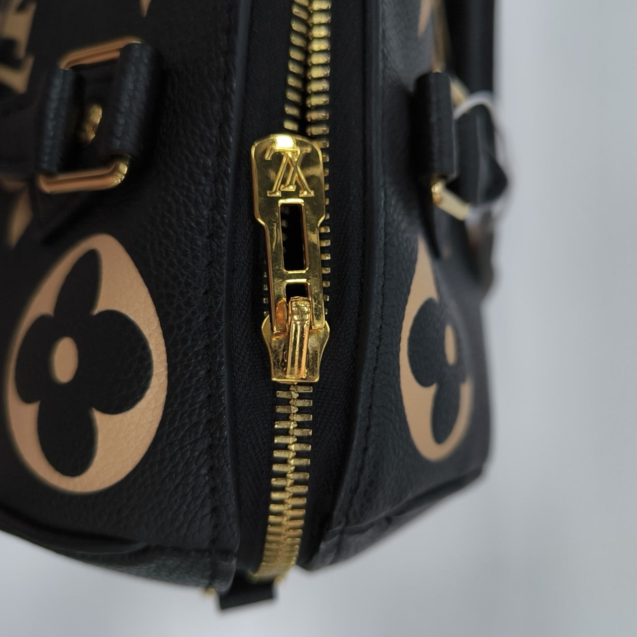SPEEDY 25 Monogram Calfskin Black