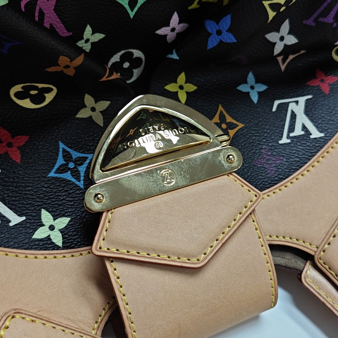 LV × TM URSULA Monogram Coated Canvas Black