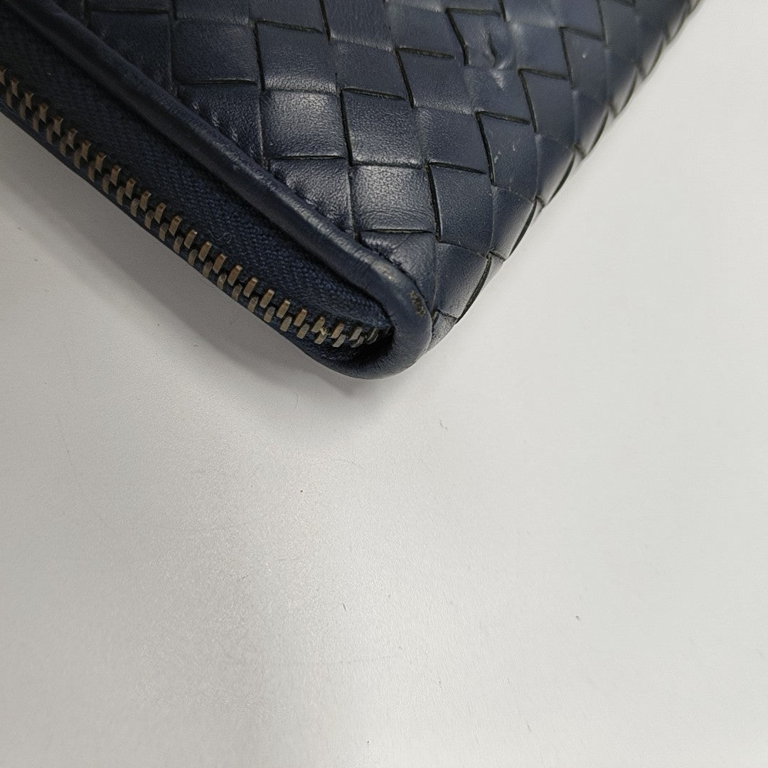Calfskin Wallet Blue