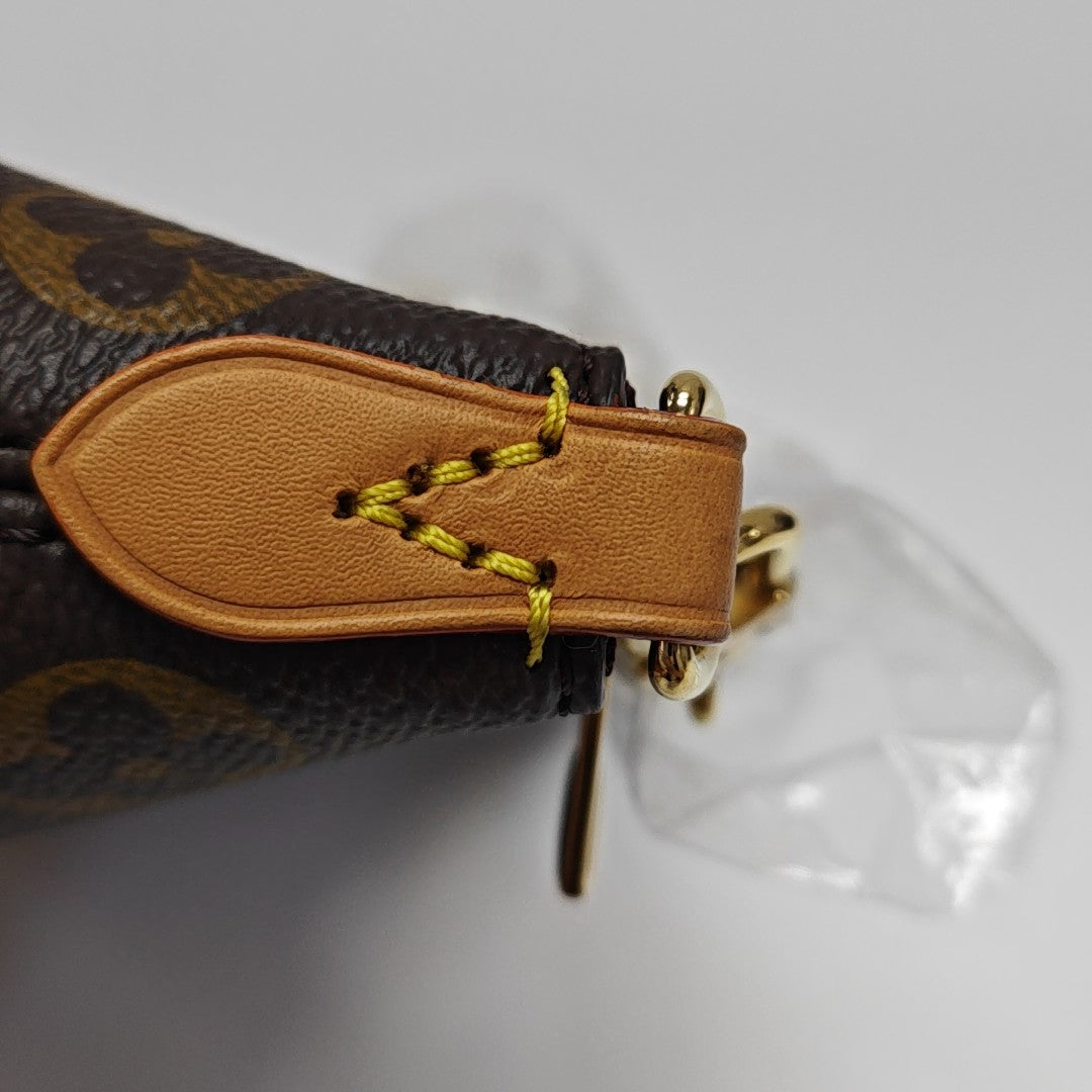 BOULOGNE Nano Monogram Coated Canvas Brown