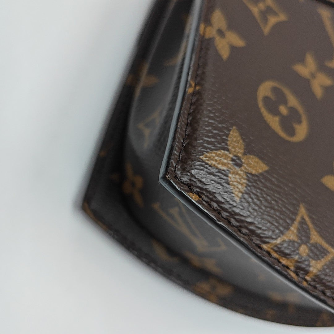 EDEN Monogram Coated Canvas Brown