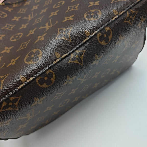 NÉONOÉ MM Monogram Coated Canvas Brown