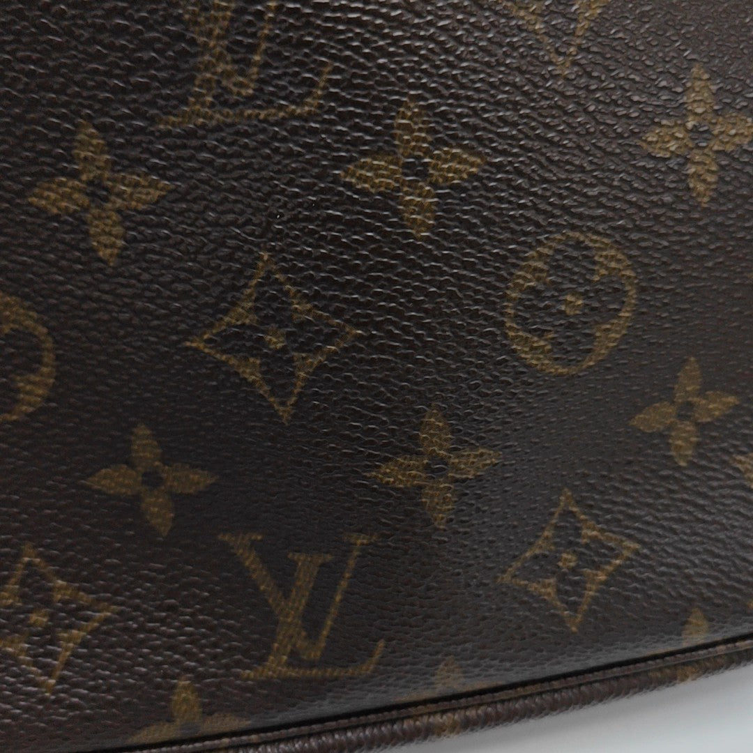 ACCESSOIRES Monogram Coated Canvas Brown