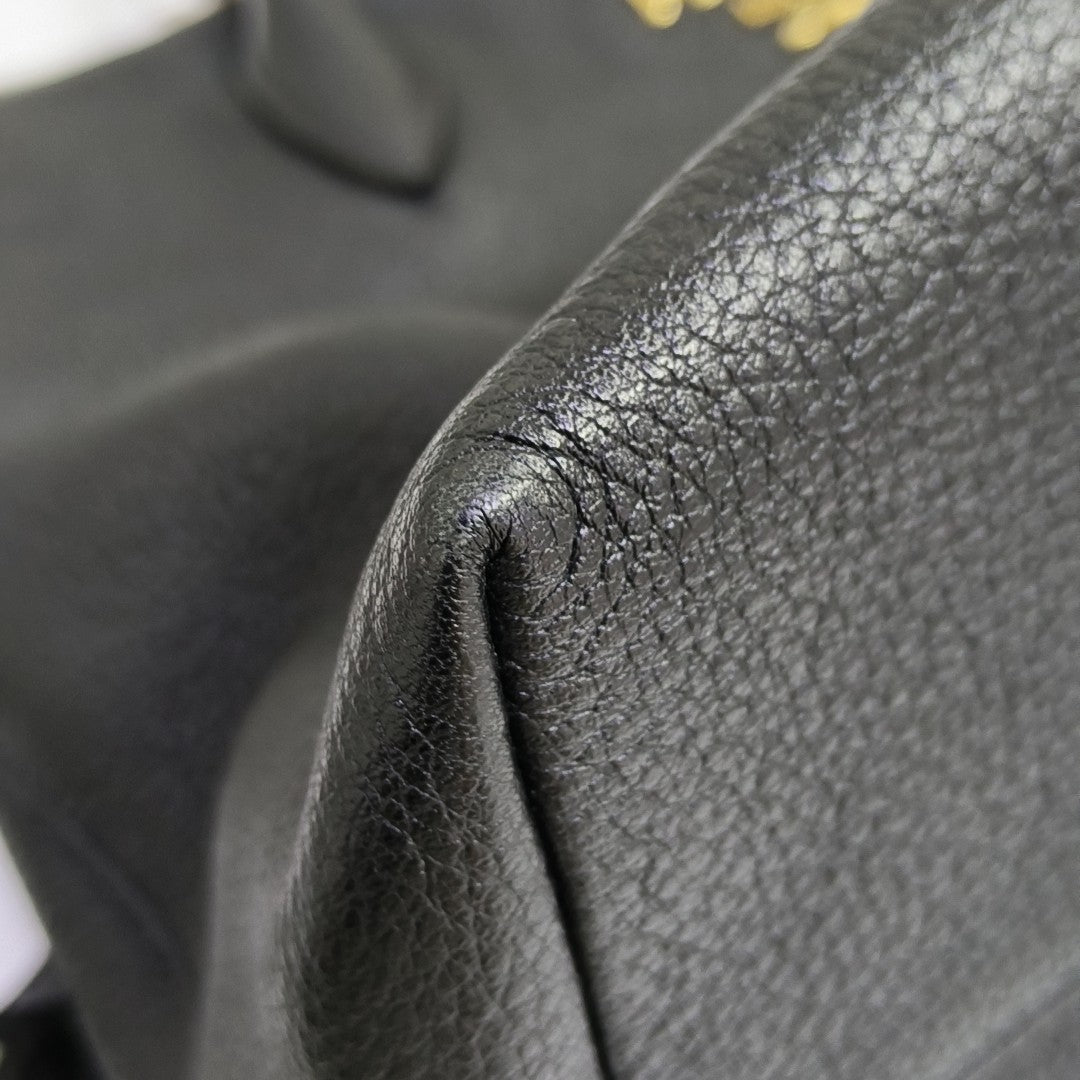 Vitello Phenix Camera Bag Saffiano Calfskin Black