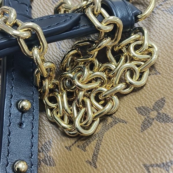 ATLANTIS BB Monogram Coated Canvas Brown