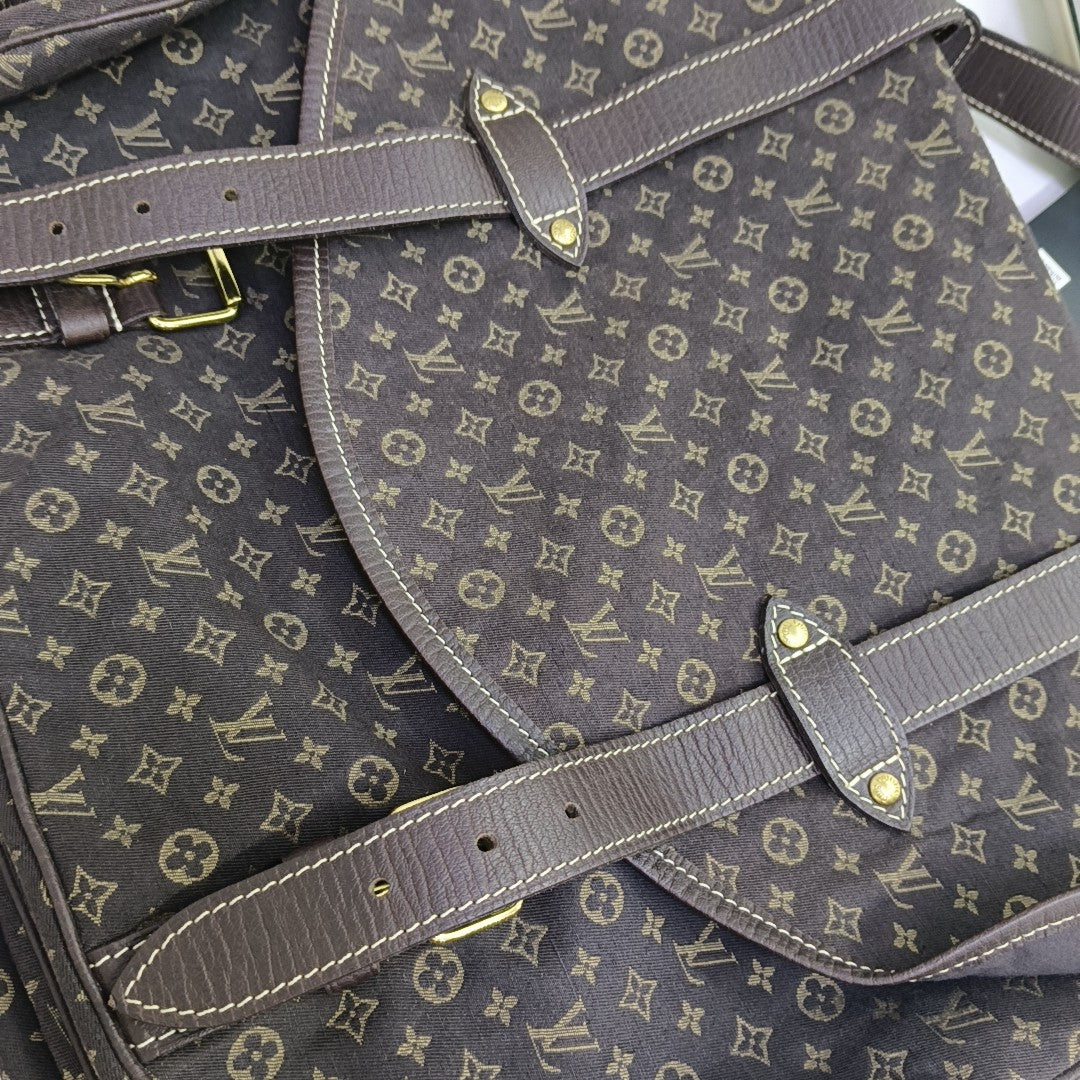 SAUMUR Extra Large Monogram Canvas Brown