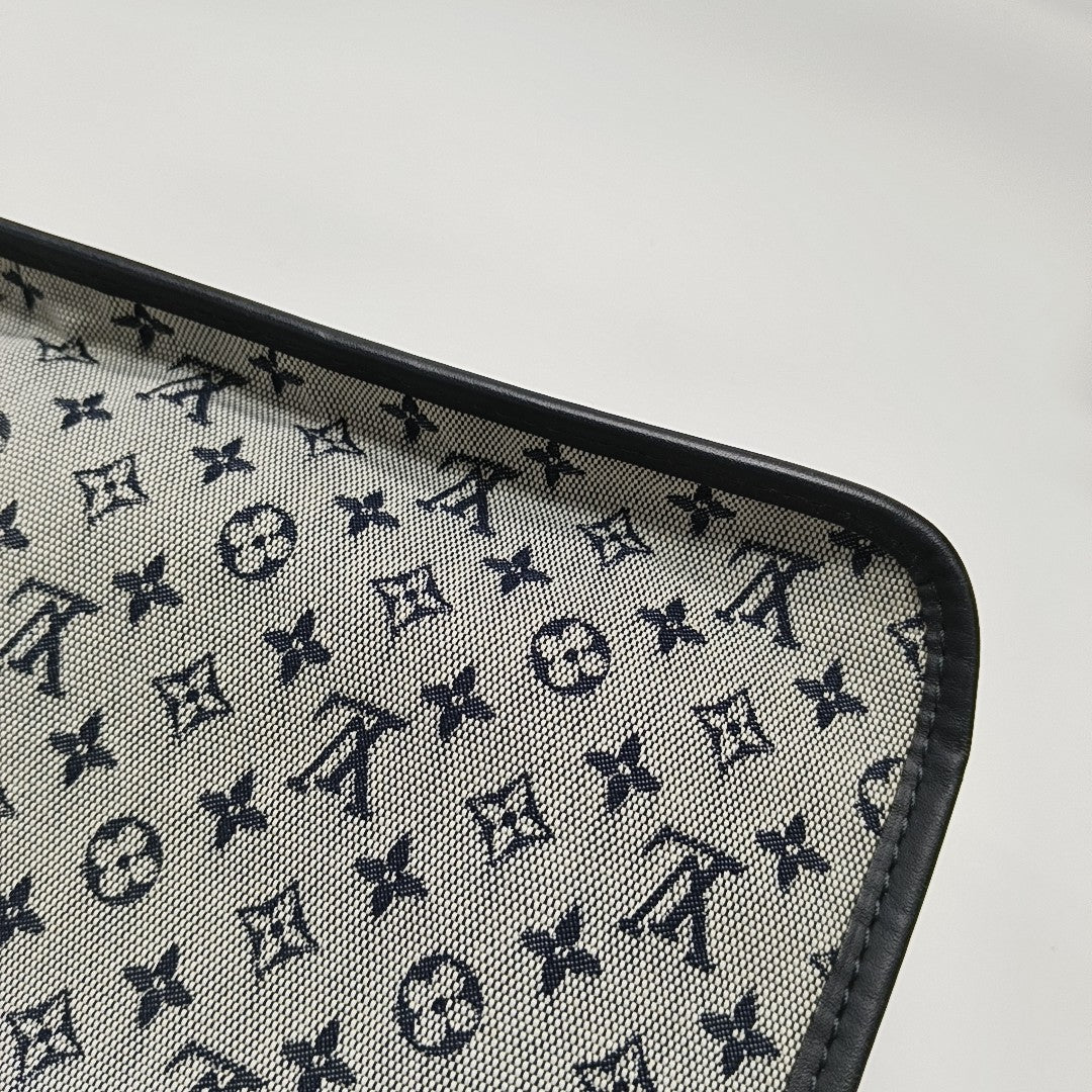 KATHLEEN Mini Monogram Canvas Gray