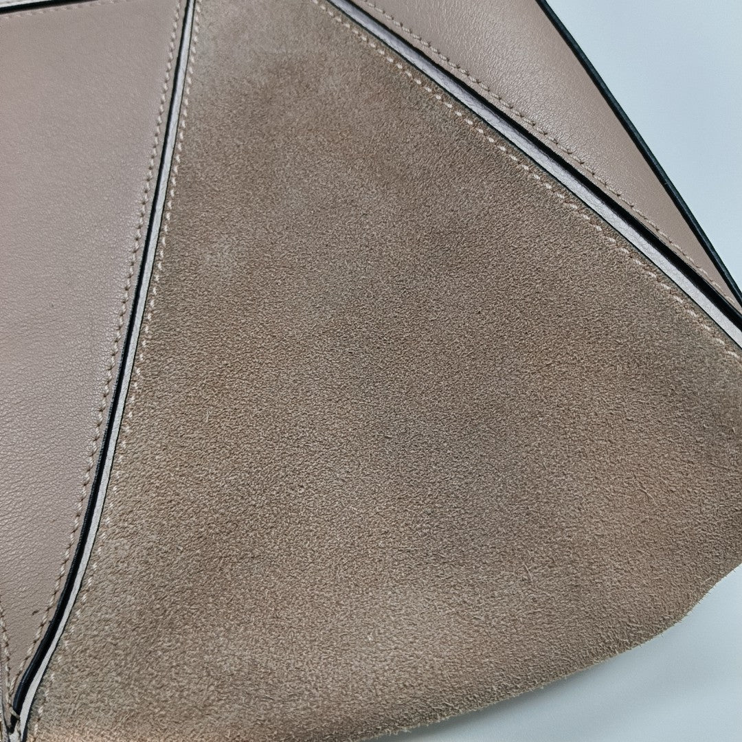 Puzzle Small Calfskin Beige