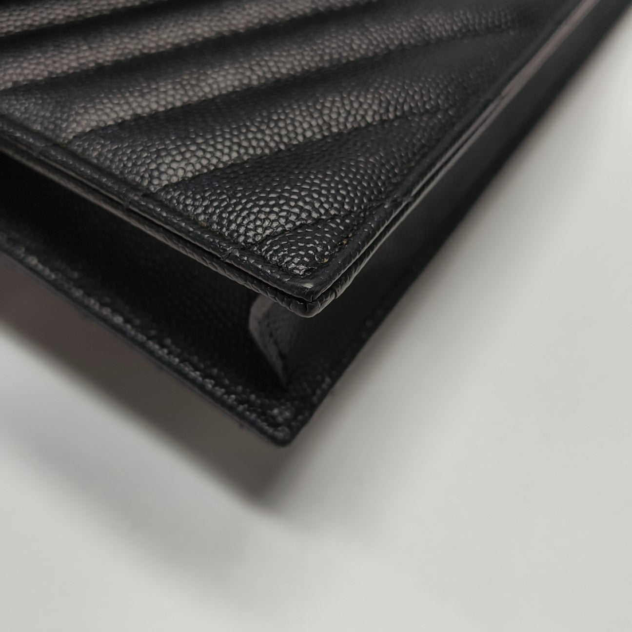 MONOGRAM WOC Chevron Calfskin Black