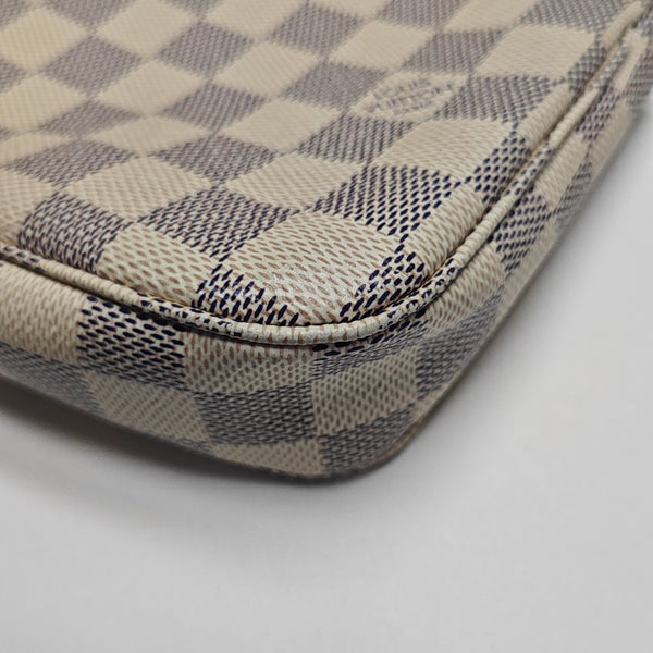 ACCESSOIRES GM Damier Azur Coated Canvas White