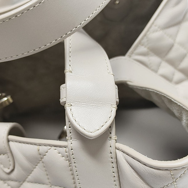 Toujours Medium Cannage Calfskin Beige
