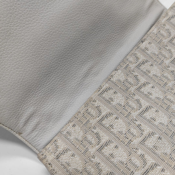 Saddle Medium Oblique Canvas Beige