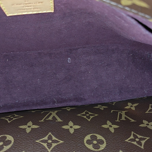 MONTAIGNE Monogram Coated Canvas Brown