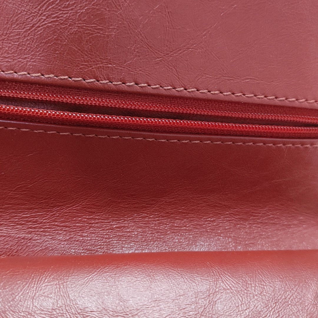 2.55 225 (small) Quilted Calfskin Red