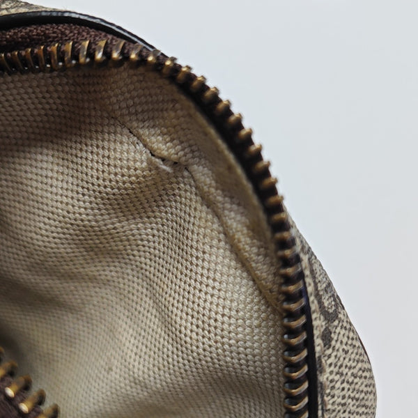 Neo Vintage Mini Monogram Coated Canvas Brown