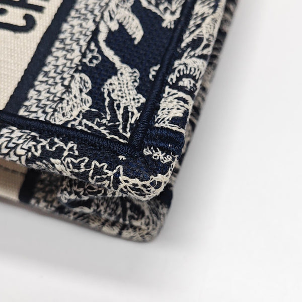 Book Tote Mini Fabric Blue