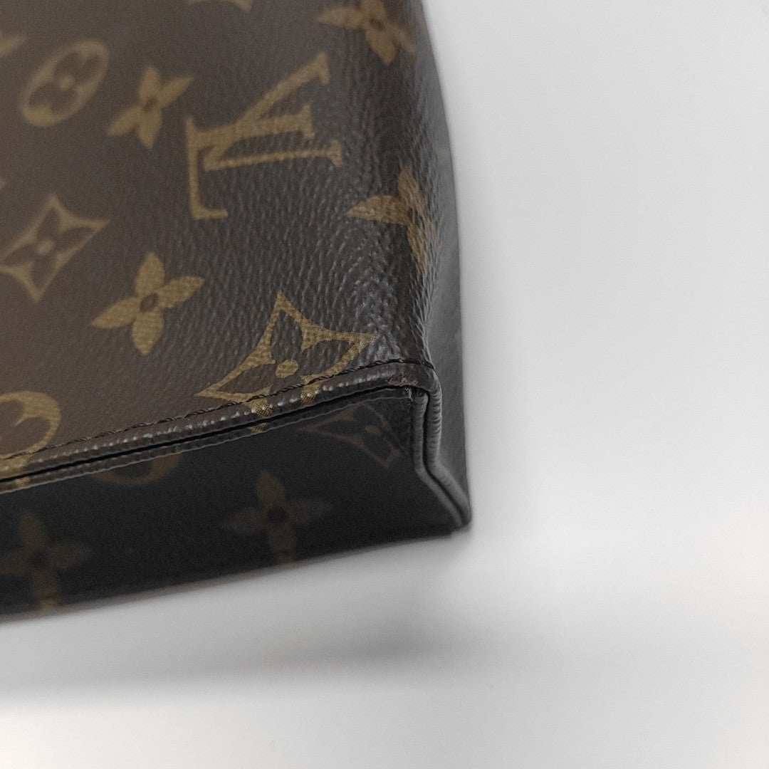 TOILET POCKET 26 Monogram Coated Canvas Brown