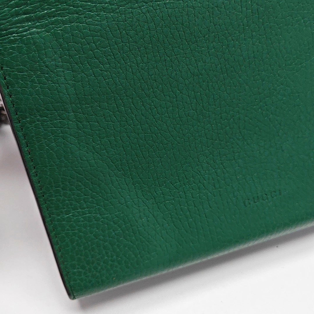 Authenticated pre-owned  Dionysus Mini Calfskin Green - Shoulder Bag at Looply