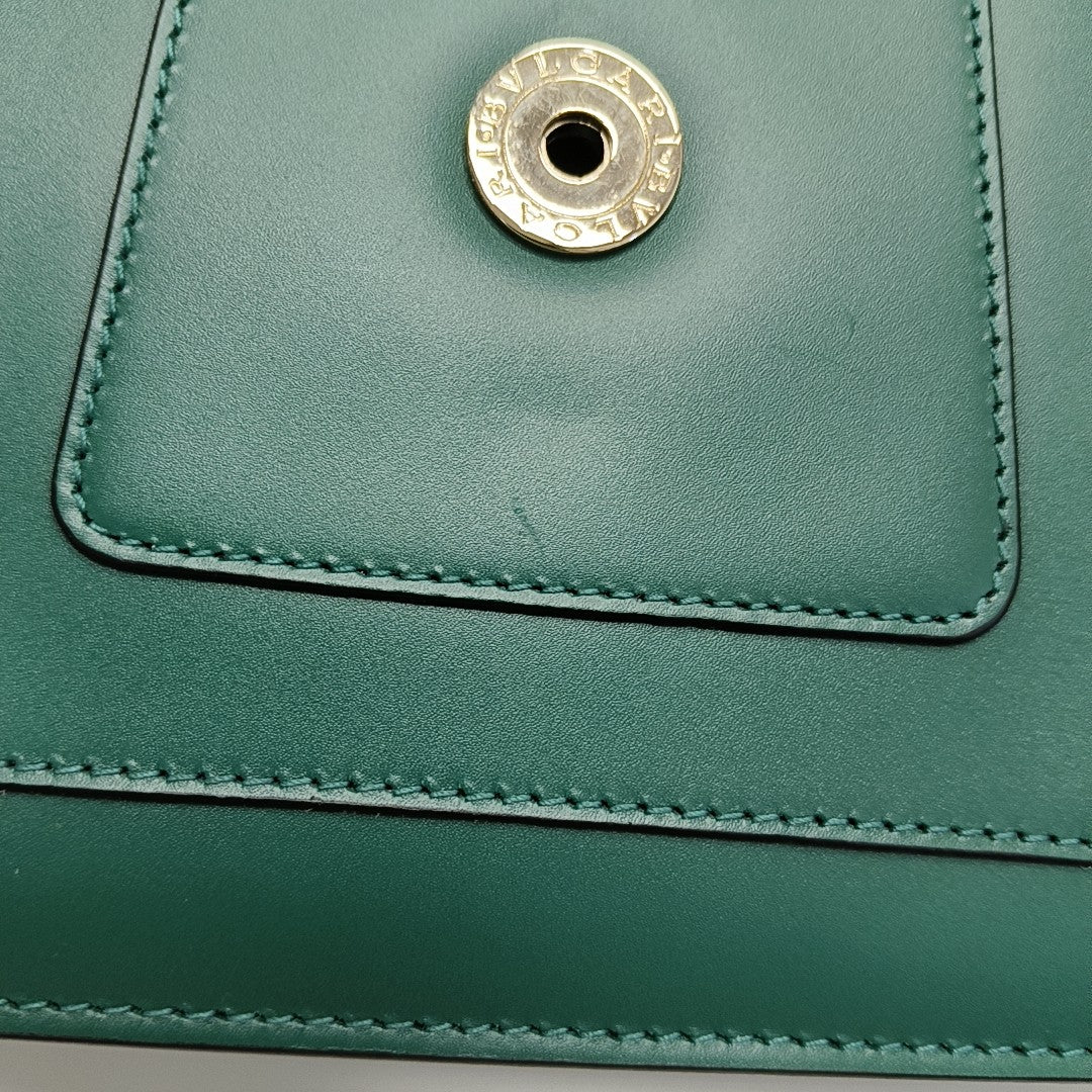SERPENTI FOREVER Small Quilted Calfskin Green