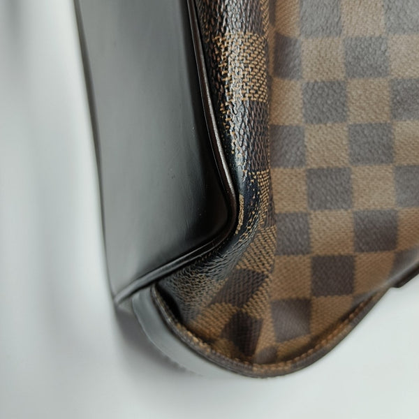 CHELSEA Damier Ebene Coated Canvas Brown