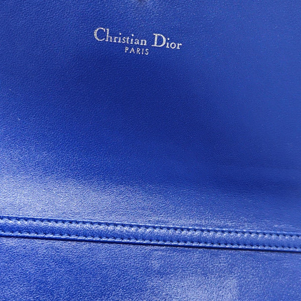 Diorama Small Cannage Calfskin Blue
