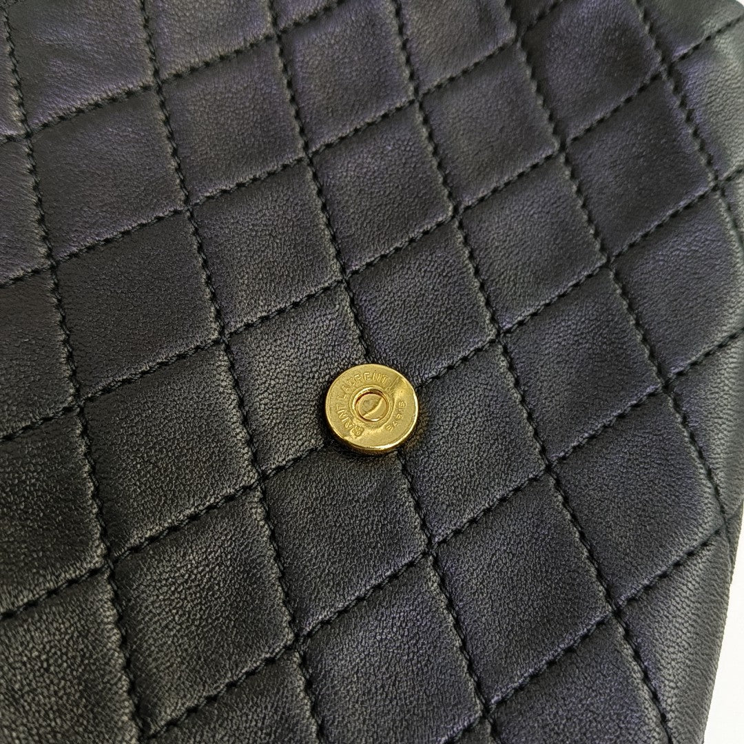 NOLITA Mini Quilted Lambskin Black