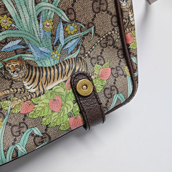 Monogram Coated Canvas Shoulder Bag Beige