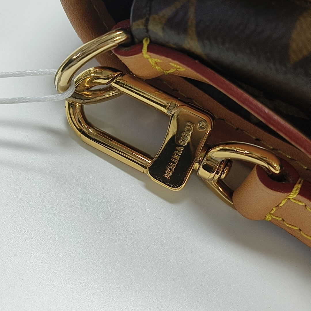 DIANE Monogram Coated Canvas Brown
