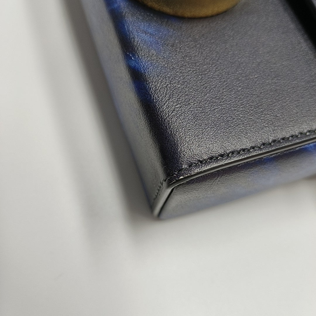 30 Montaigne Mini Calfskin Blue
