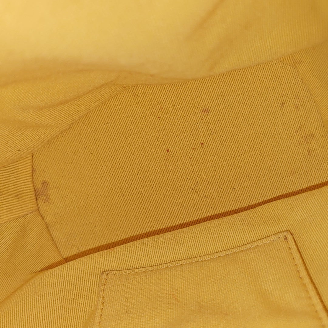 DRAWSTRING Quilted Lambskin Yellow