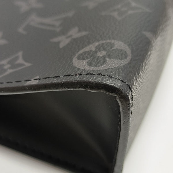Pochette Voyag MM Monogram Coated Canvas Black